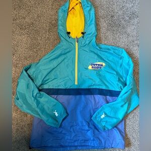 Dutch Bros windbreaker quarter zip